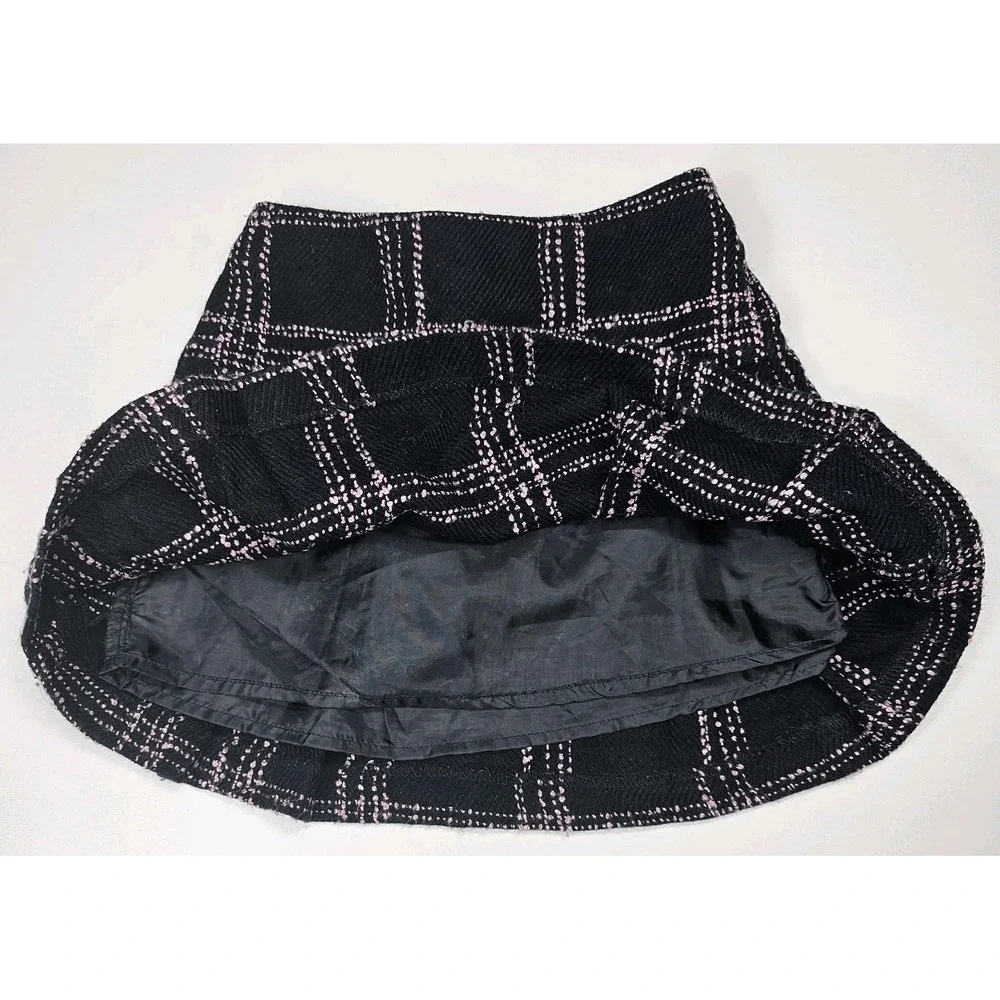 Vintage Old Navy Skirt Toddler‎ Girls 4 Black Pink Lined Holiday Christmas Party